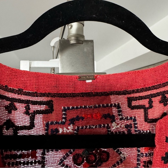 Free People Casablanca Lace Trim Tunic Ivory Combo - Picture 6 of 16